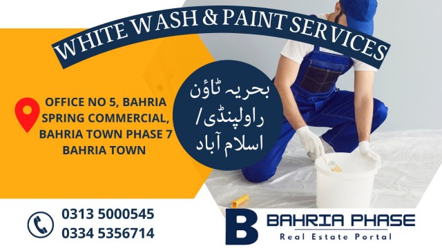 White wash & Paint services in Bahria Town Rawalpindi